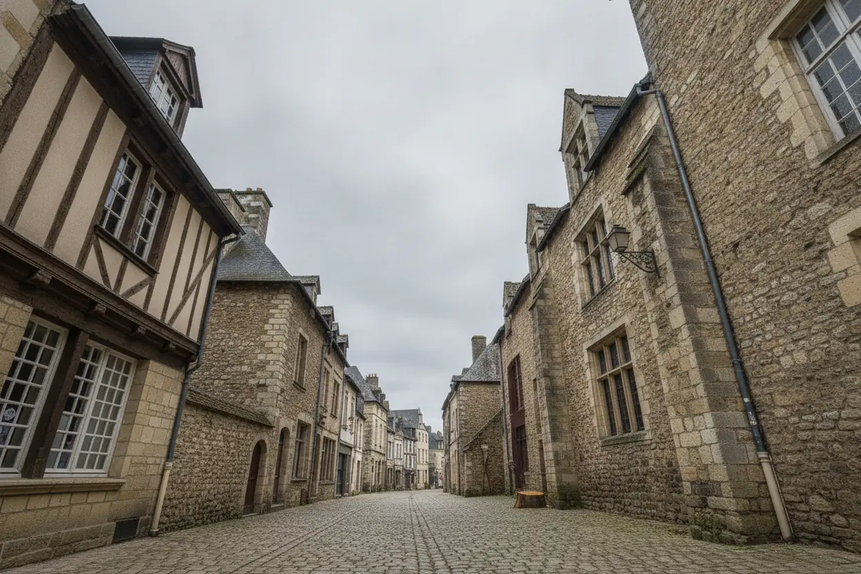 Espace dégagé après abattage complet du peuplier dans le quartier Vaugueux à Caen